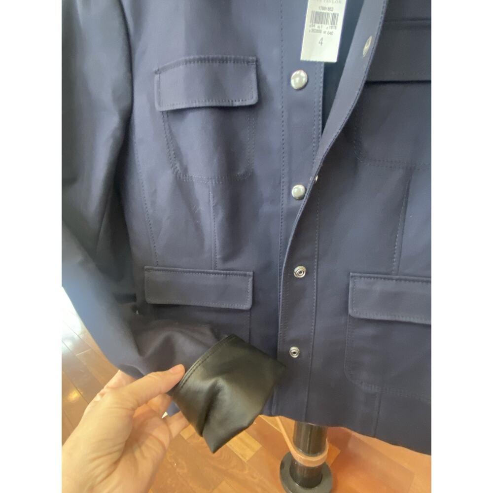 Brand New With Tags! Ann Taylor Cargo/Utility Jacket Blazer Size 4 - Picture 4 of 10